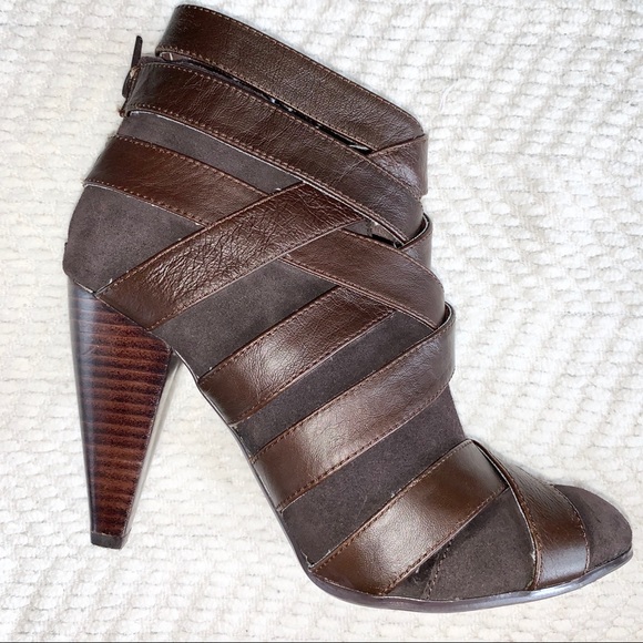 Naughty Monkey Exhibitionist Ankle Boot Brown 8 - Picture 12 of 16